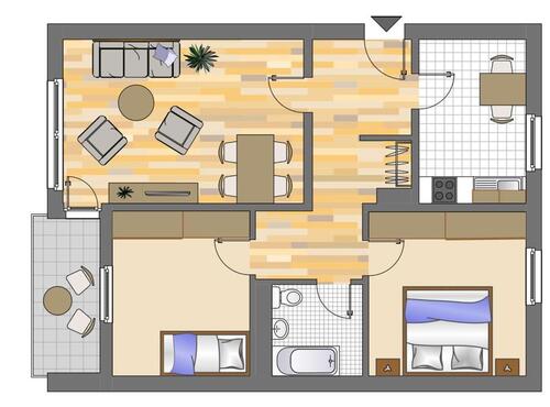 Foto - 3 Zimmer Etagenwohnung zur Miete in Neuss