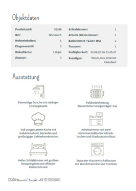 Foto - 3 Zimmer Reihenhaus zur Miete in Nörvenich