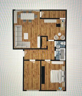 Foto - Große, helle 2,5 Zimmer-Wohnung im 2. Obergeschoss, Vahr Bremen