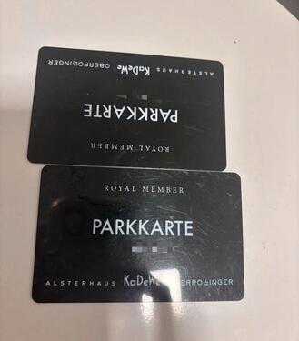Foto - Royal Member Parkkarte - KaDeWe Oberpollinger Alsterhaus
