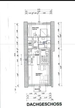 Foto - Dachgeschosswohnung Herzebrock - 700,00&nbsp;EUR Kaltmiete, ca.&nbsp; 61,50&nbsp;m&sup2;