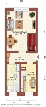 Foto - 1 Zimmer Etagenwohnung in Löbau