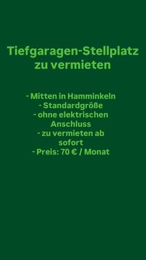 Foto - Tiefgarage - 70,00&nbsp;EUR Miete,