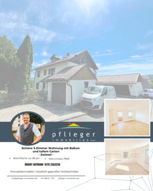 Foto - Schöne 3-Zimmer Wohnung mit Balkon und tollem Garten