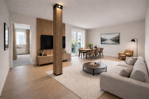 Foto - Neubau 3,5-Zimmer Wohnung mit Balkon im 2.OG in Sulzfeld (Nr.8)