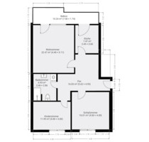 3-Zimmer-Wohnung - 1.100,00&nbsp;EUR Kaltmiete, ca.&nbsp; 85,00&nbsp;m&sup2; in Kleinostheim (PLZ: 63801)