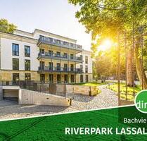 Luxus-Whg. am Park mit hochwertigen Materialien, Einbauküche, Kamin, Terrasse, Tiefgarage u.v.m. - Leipzig