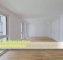 2 NKM frei: Höhere Wohnqualität durch besseres Raumgefühl in dieser 2-Zimmer-Neubauwohnung im Projekt 