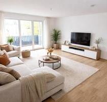 großzügige 3-Zimmer Wohnung 90 qm mit Balkon in Leutershausen in ruhiger Lage