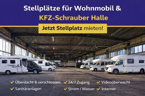 Foto - Fahrzeugabstellplätze, Gewerbliche Lagerfläche, Schrauber Halle