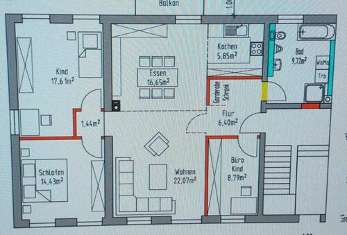 Foto - 3 Zimmer Etagenwohnung zur Miete in Hilders