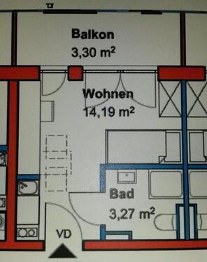 Foto - Apartment 20qm bei Hochschule AB