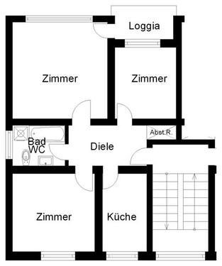 Foto - 3 Zimmer Erdgeschoßwohnung zur Miete in Osnabrück
