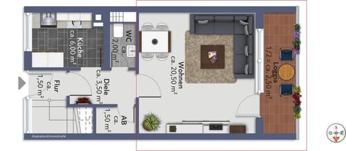 Foto - Maisonettenwohnung in München zur Miete