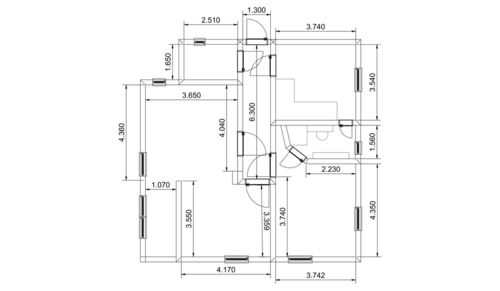 Foto - 2 Zimmer Etagenwohnung in Ilmenau