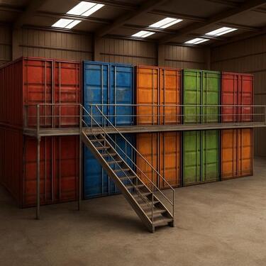 Foto - Garage Lagercontainer Lager Miete