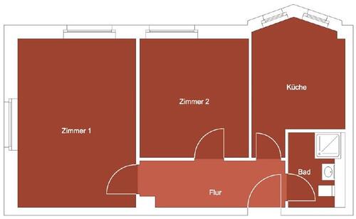 Foto - 2 Zimmer Etagenwohnung zur Miete in Dresden