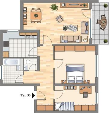 Foto - Etagenwohnung zur Miete in Hattingen