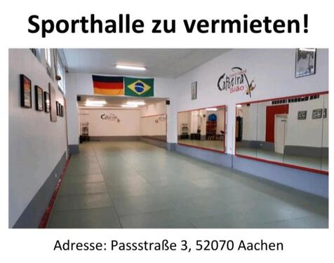 Foto - Sporthalle - Trainingsraum zu vermieten
