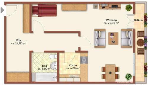 Foto - 1 Zimmer Etagenwohnung zur Miete in Weißwasser (Oberlausitz)