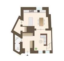 Erstbezug nach Sanierung: Zentral - Exklusive 2-Zimmer-Maisonette - Neuötting