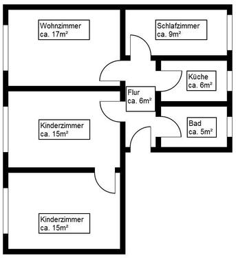Foto - Etagenwohnung zur Miete in Weißwasser (Oberlausitz)