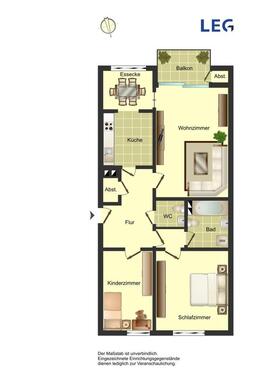 Foto - 3.5 Zimmer Erdgeschoßwohnung zur Miete in Bergkamen