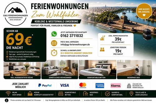 Foto - Ferienwohnung FeWo Apartment mit Küche +WLAN ⭐️AKTION⭐️ 69€