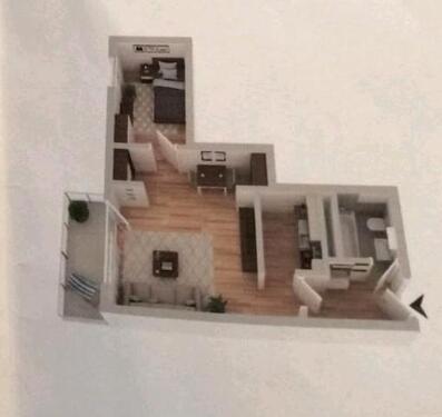 Foto - Nachmieter für 2 Raum Wohnung - 400,00&nbsp;EUR Kaltmiete, ca.&nbsp; 42,73&nbsp;m&sup2;