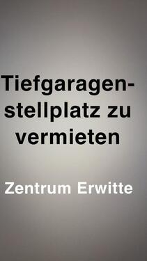 Foto - Tiefgaragenstellplatz am Hellweg in Erwitte zu vermieten