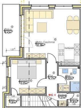 Foto - Etagenwohnung zur Miete in Rhede