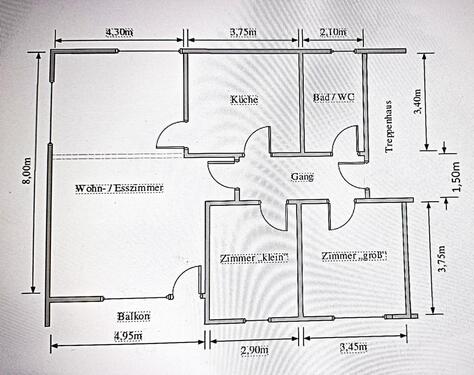 Foto - Wohnung mit Garten - 1.050,00&nbsp;EUR Kaltmiete, ca.&nbsp; 90,00&nbsp;m&sup2;