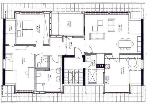 Foto - Dachgeschoßwohnung in Bielefeld zur Miete