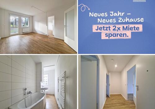 Foto - Chices Zuhause im beliebten 1. OG: Balkon, Wohlfühlbad & die ersten 2 Kaltmieten frei!