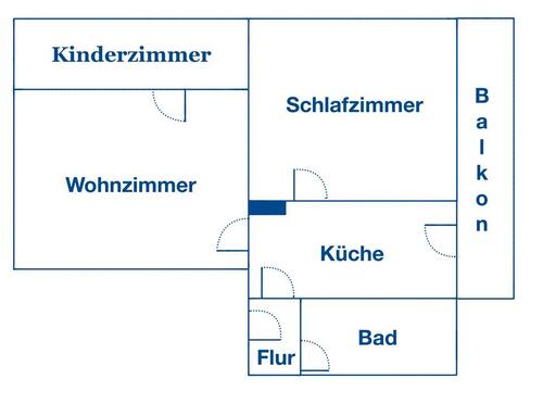 Foto - 2.5 Zimmer Etagenwohnung zur Miete in Rothenburg/Oberlausitz