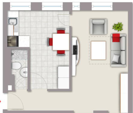 Foto - 1.5 Zimmer Etagenwohnung zur Miete in Berlin