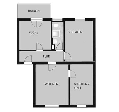Foto - 3 Zimmer Etagenwohnung zur Miete in Pirna