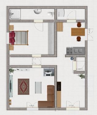 Foto - 2-Zi.Whg. in zentraler Lage zu vermieten