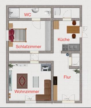 Foto - 2 Zimmer Erdgeschoßwohnung zur Miete in Meldorf