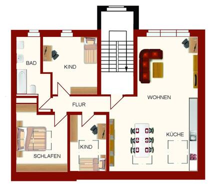Foto - Etagenwohnung zur Miete in Zeitz