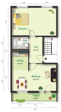 Foto - 2 Zimmer Etagenwohnung in Halle (Saale)