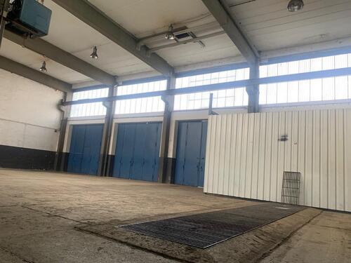 Foto - Gewerbehalle mit Büro, Küche, WC & Außengelände