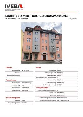Foto - Sanierte 3- Zimmerwohnung– NUR EHRLICHE ANFRAGEN BITTE