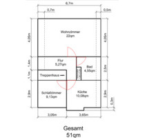 Helle 2 Zimmer Wohnung in Neustadt Eilvese - Neustadt am Rübenberge