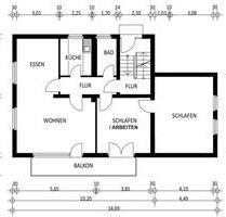 3- Zi OG Wohnung mit Balkon und Gartennutzung in Lindenholzhausen - Limburg an der Lahn