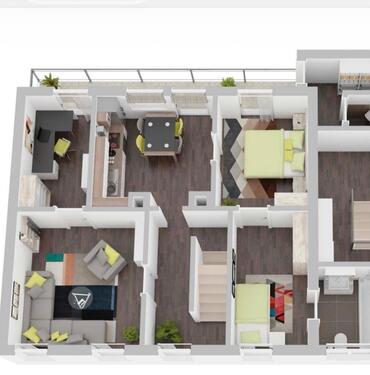 Foto - 4 Zimmerwohnung - 1.300,00&nbsp;EUR Kaltmiete, ca.&nbsp; 110,00&nbsp;m&sup2;