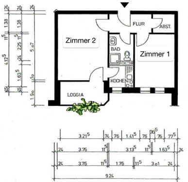 Foto - 2 Zimmer Etagenwohnung zum Kaufen in Münster