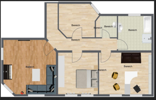 Foto - 3 Zi. Wohnung 100m² - 900,00 EUR Kaltmiete,