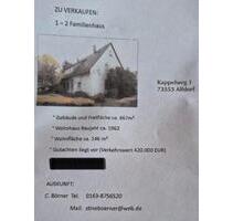 1-2 Familien Haus zu verkaufen - 350.000,00&nbsp;EUR Kaufpreis, ca.&nbsp; 146,00&nbsp;m&sup2; in Welzheim (PLZ: 73642)