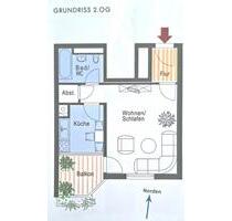 PRIVAT - Ruhige 1-Zimmer-Wohnung mit Lift & TG - U-Bahn fußläufig - München Sendling-Westpark